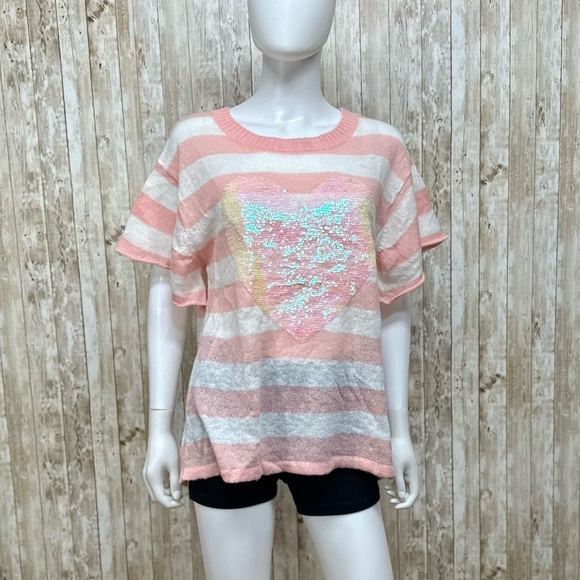 Wildfox White Label Bridgette Lakehouse Heart Sweater NWT [1815] - Picture 2 of 9